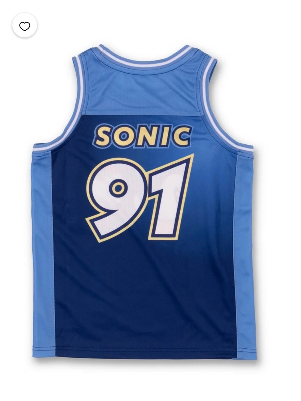 Sonic The Hedgehog Blue Kids Matching Set - Tank & Shorts - Picture 4 of 7